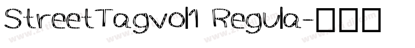 StreetTagvol1 Regula字体转换